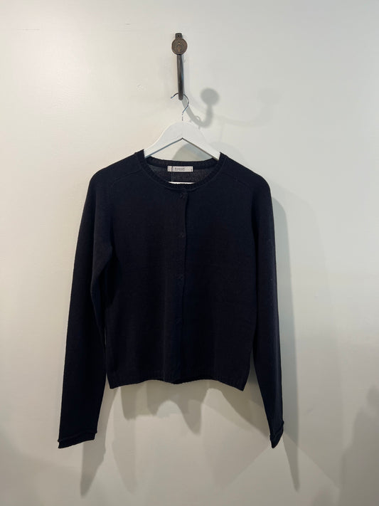Kristensen Du Nord - Light Cashmere Cardigan in Blue Notte