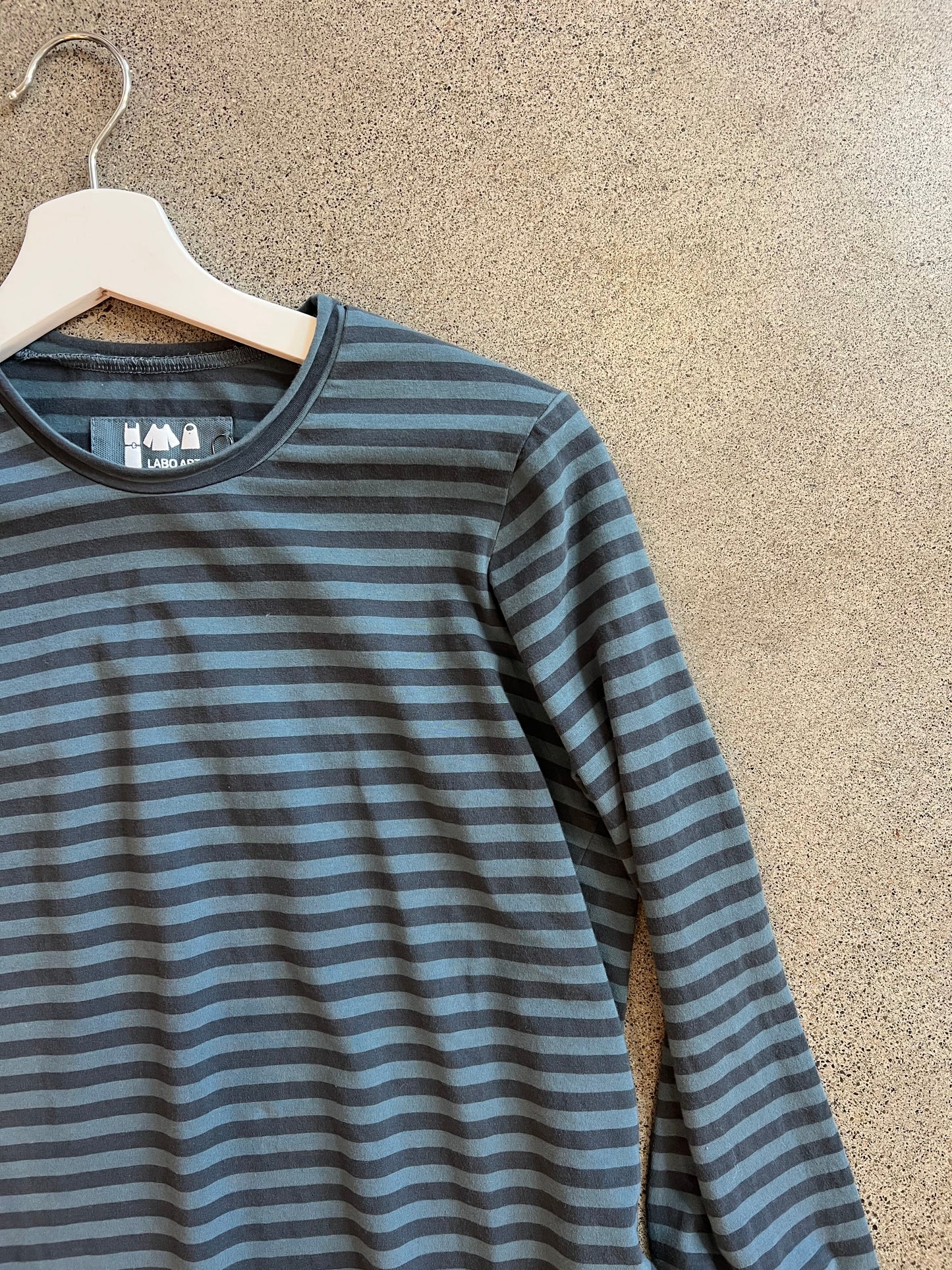 Labo Art - Stripe Tee in Petrol or Papiro