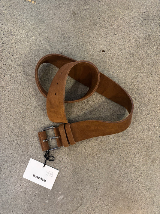 Hache - Large Suede Belt