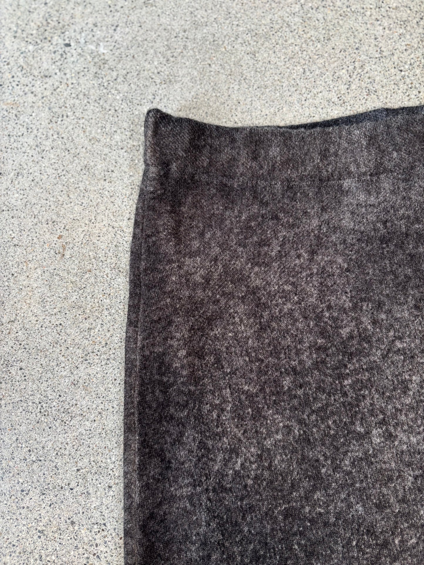 Avant Toi - CashWool Needle Stitch Skirt