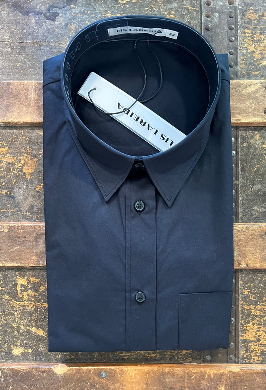 Lis Lareida - Helma Collared Shirt in Dark Navy