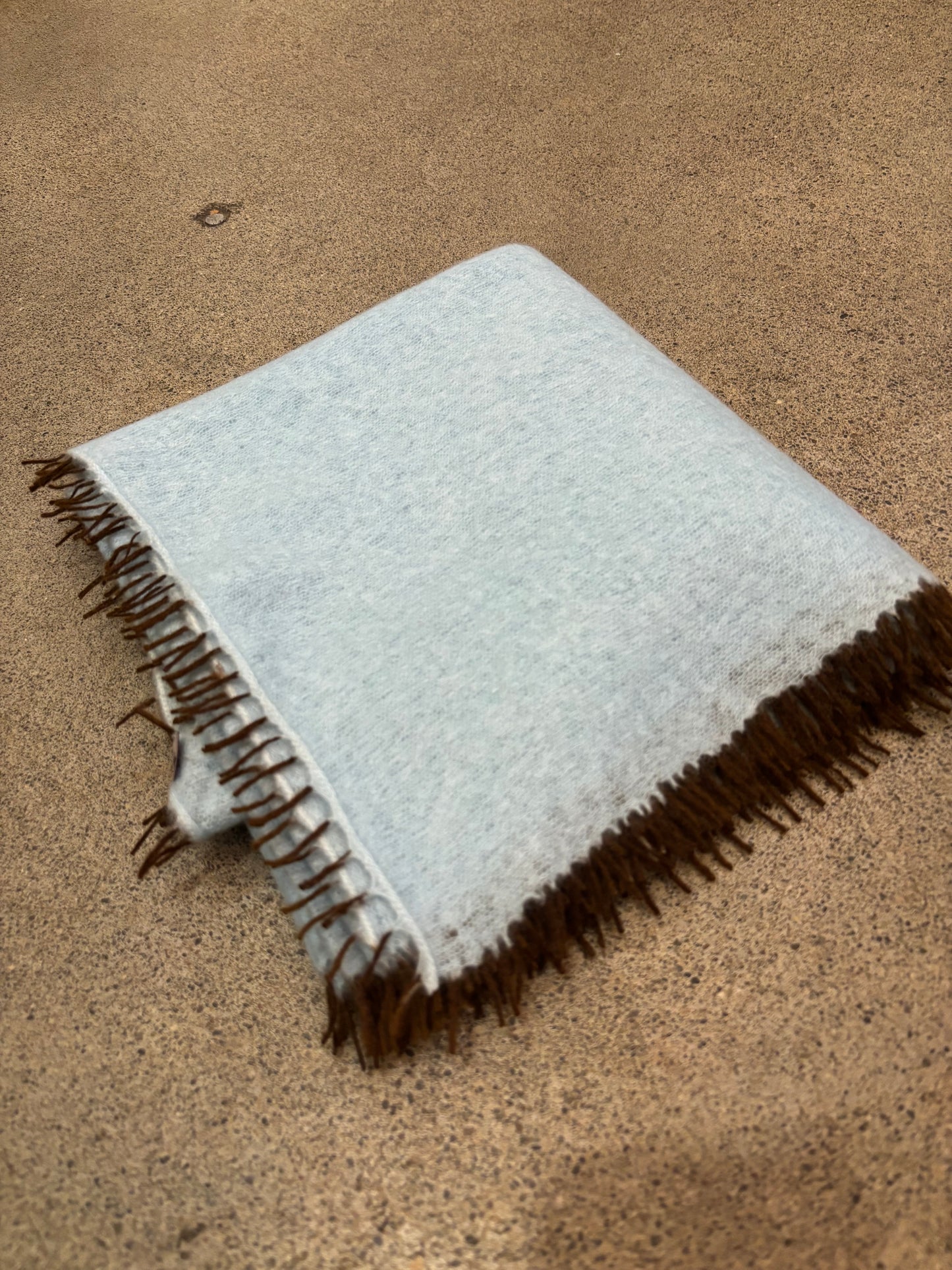 KAS - Sample Color Cashmere Scarves 18"x68" in Aqua