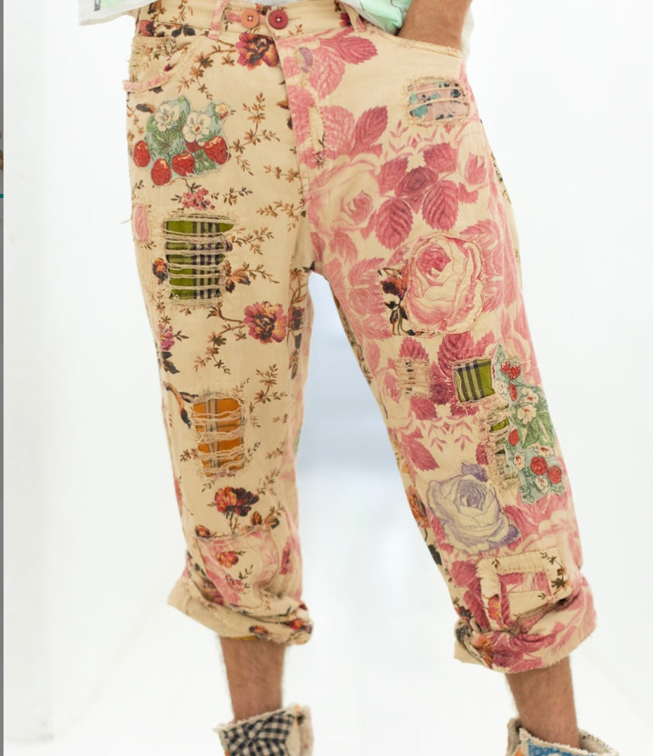 Magnolia Pearl - Floral Miner Denim in Strawberry Patch