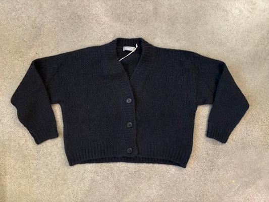 WLNS - Billionaire Crop Cardigan in Red or Black