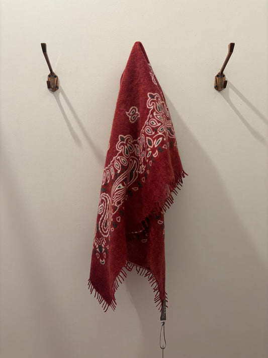 KAS - Heritage Scarf in Ruby Red