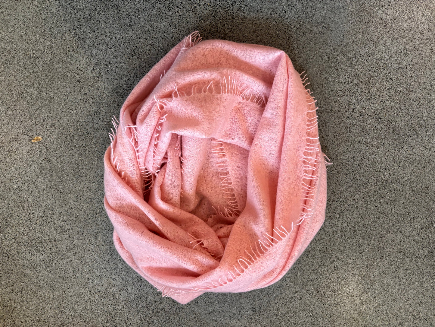 KAS - 28"x74" Solid Cashmere in Peachy or Bronze Mist