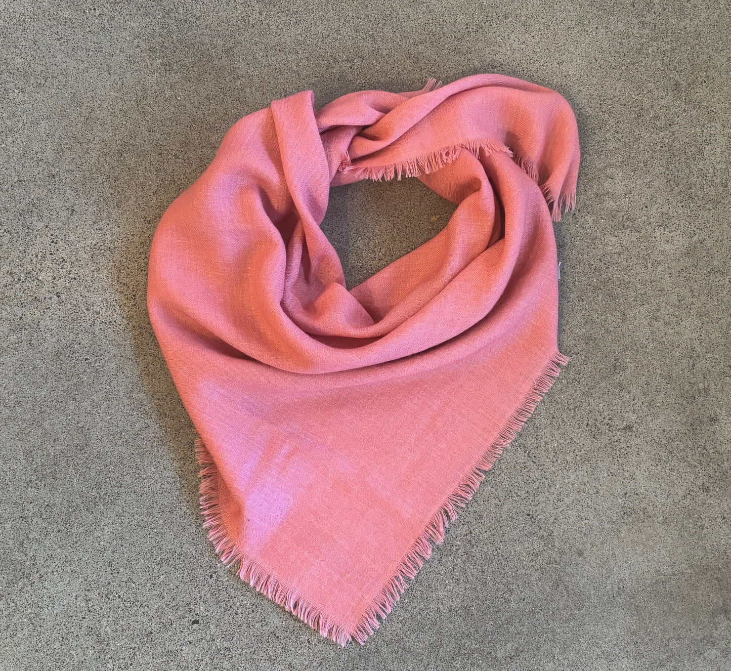 KAS - Lightweight Smooth Micro-Diamond Weave Bandana in Flamingo or Muskmelon