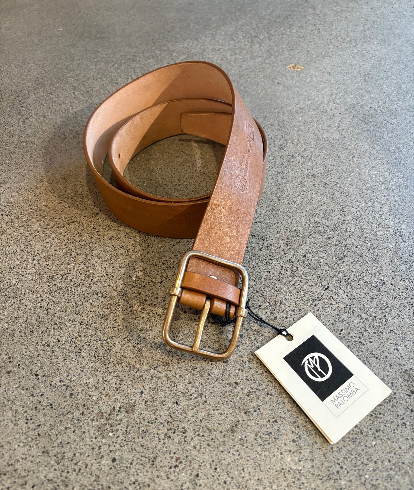 Massimo Palomba - Rectangle Buckle in Gianduia or Khaki