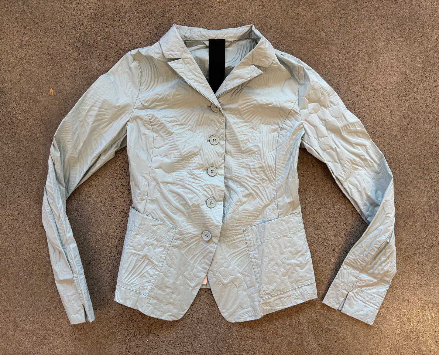 Rundholz Black Label - Jacket in Mint Poplin Print