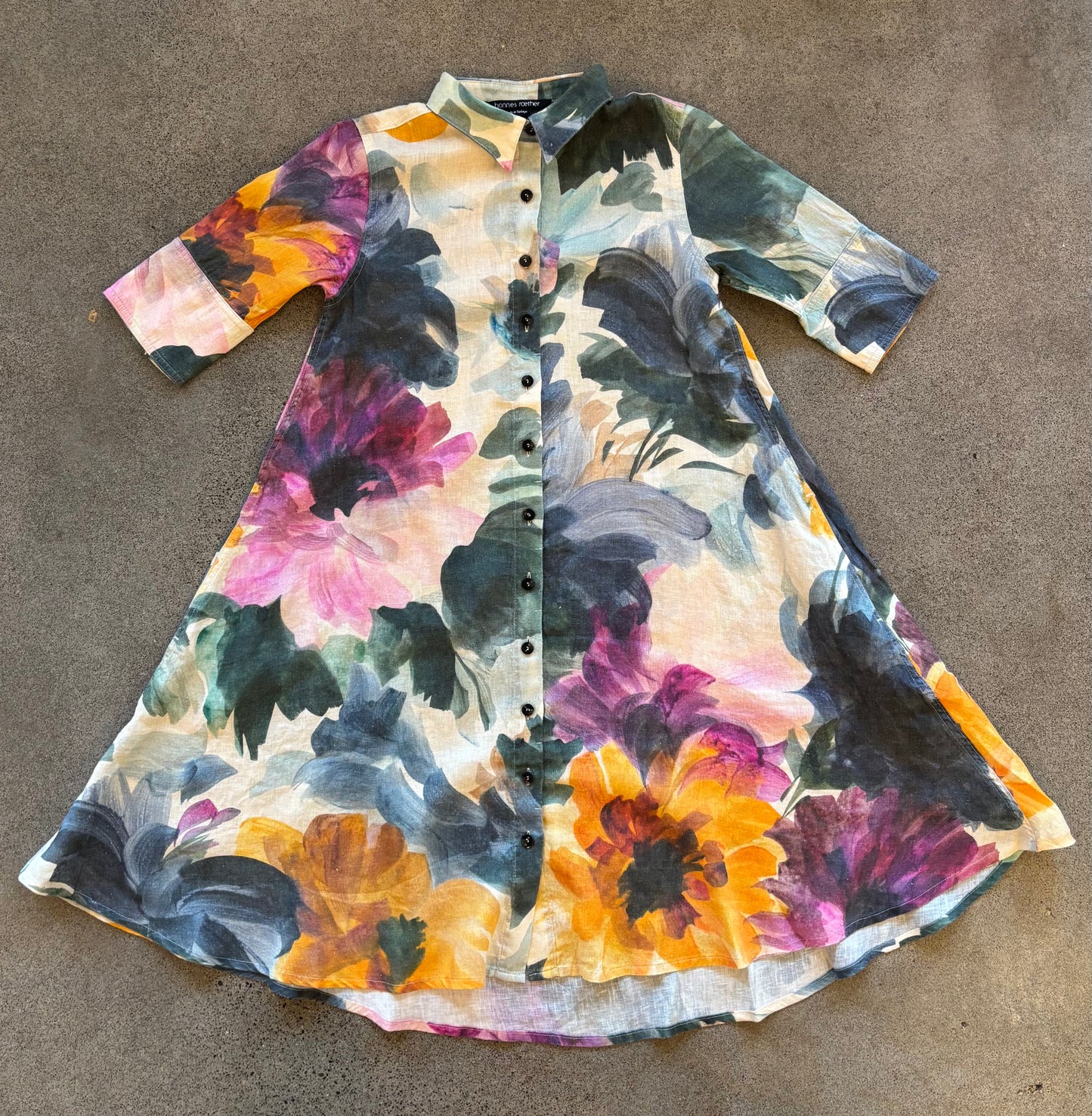 Hannes Roether - Floral Linen Dress