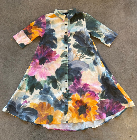 Hannes Roether - Floral Linen Dress