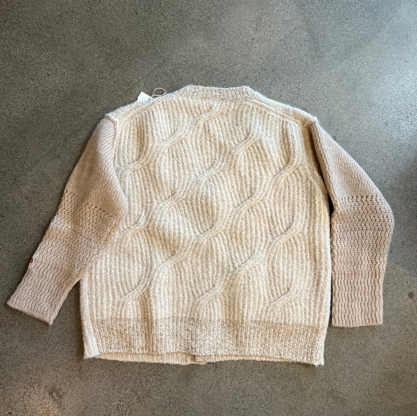Longo - Cream Alpaca Cardigan