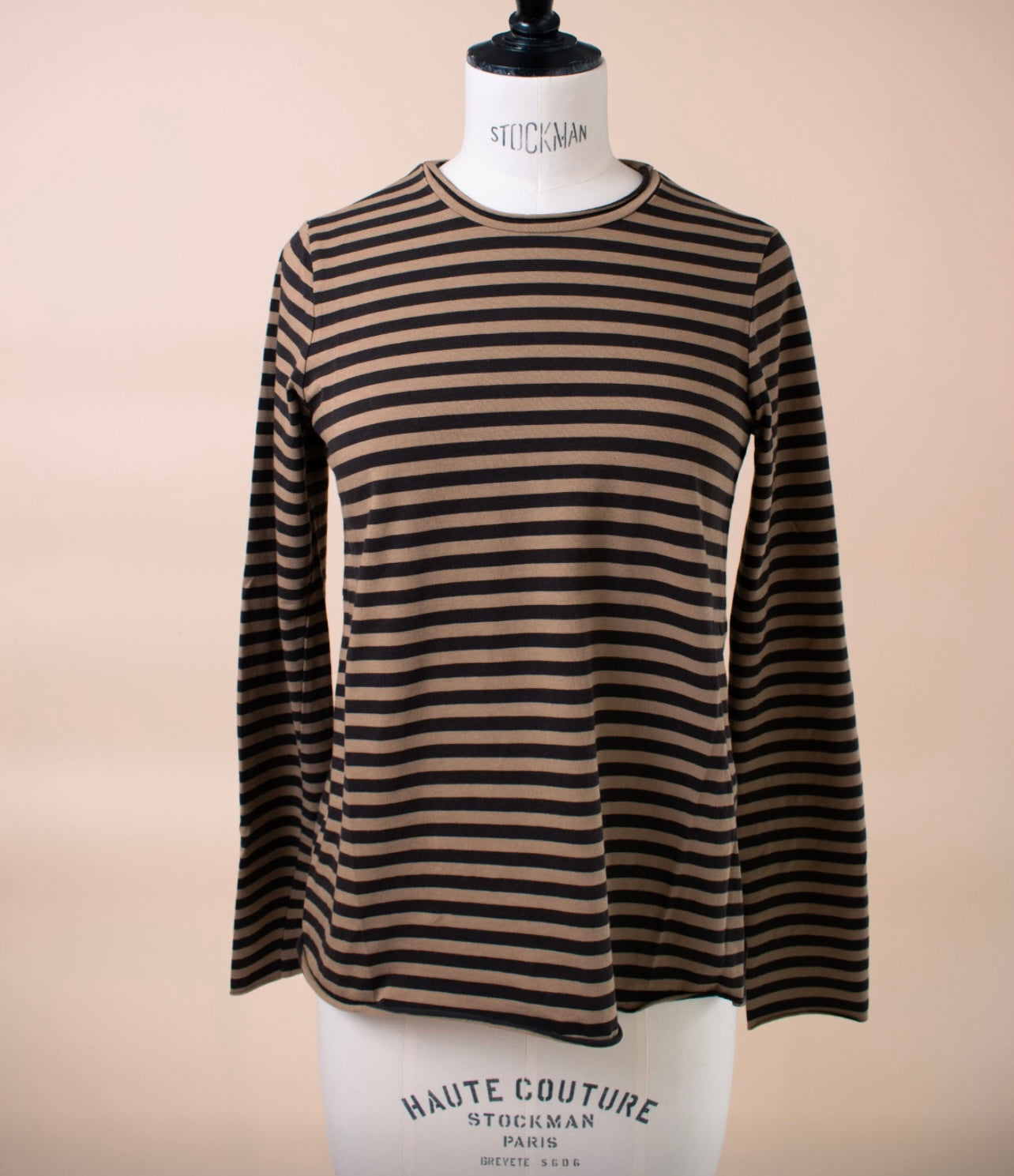 Labo Art- Long Sleeve Stripe T in Kangaroo(3/L)