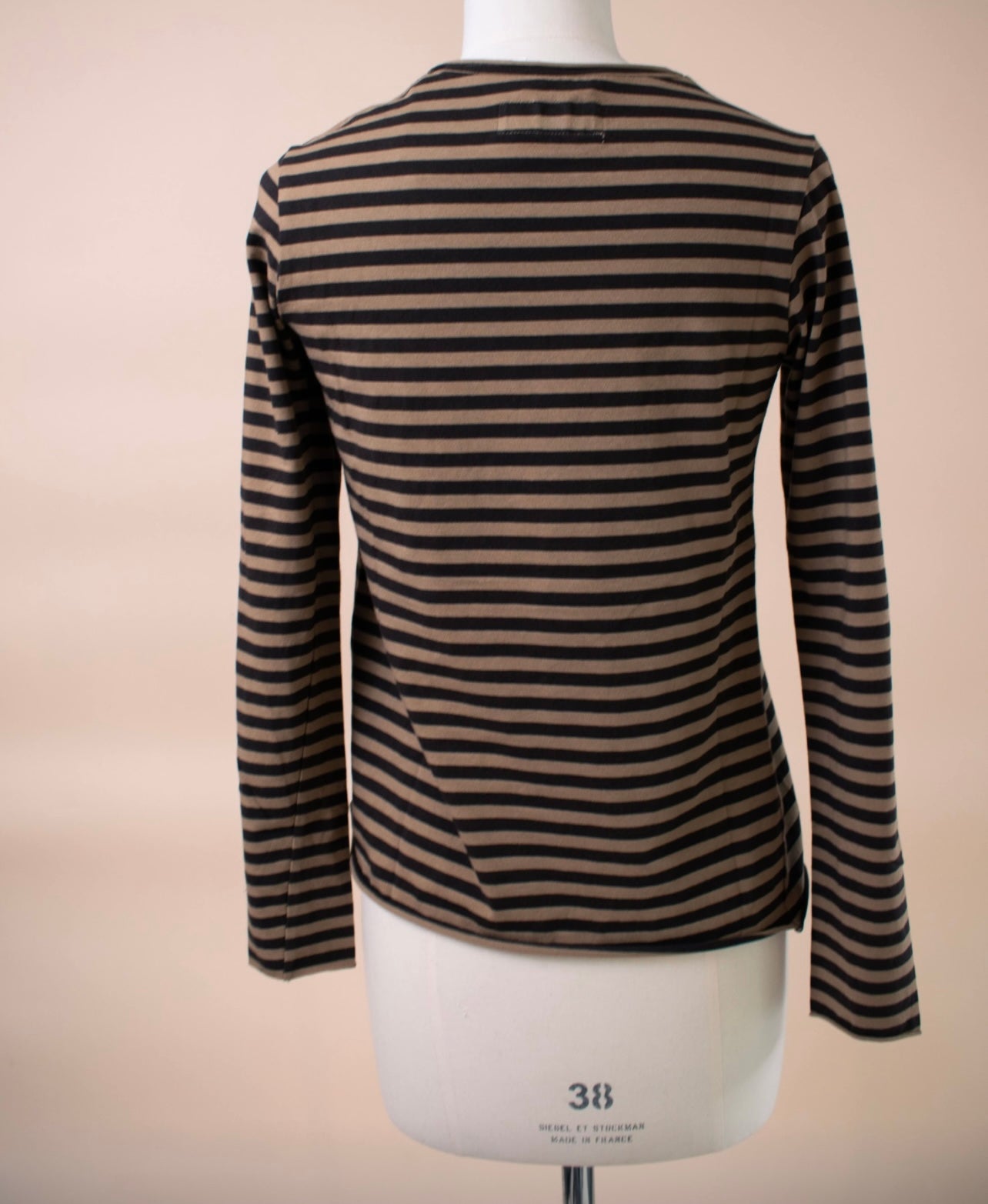 Labo Art- Long Sleeve Stripe T in Kangaroo(3/L)