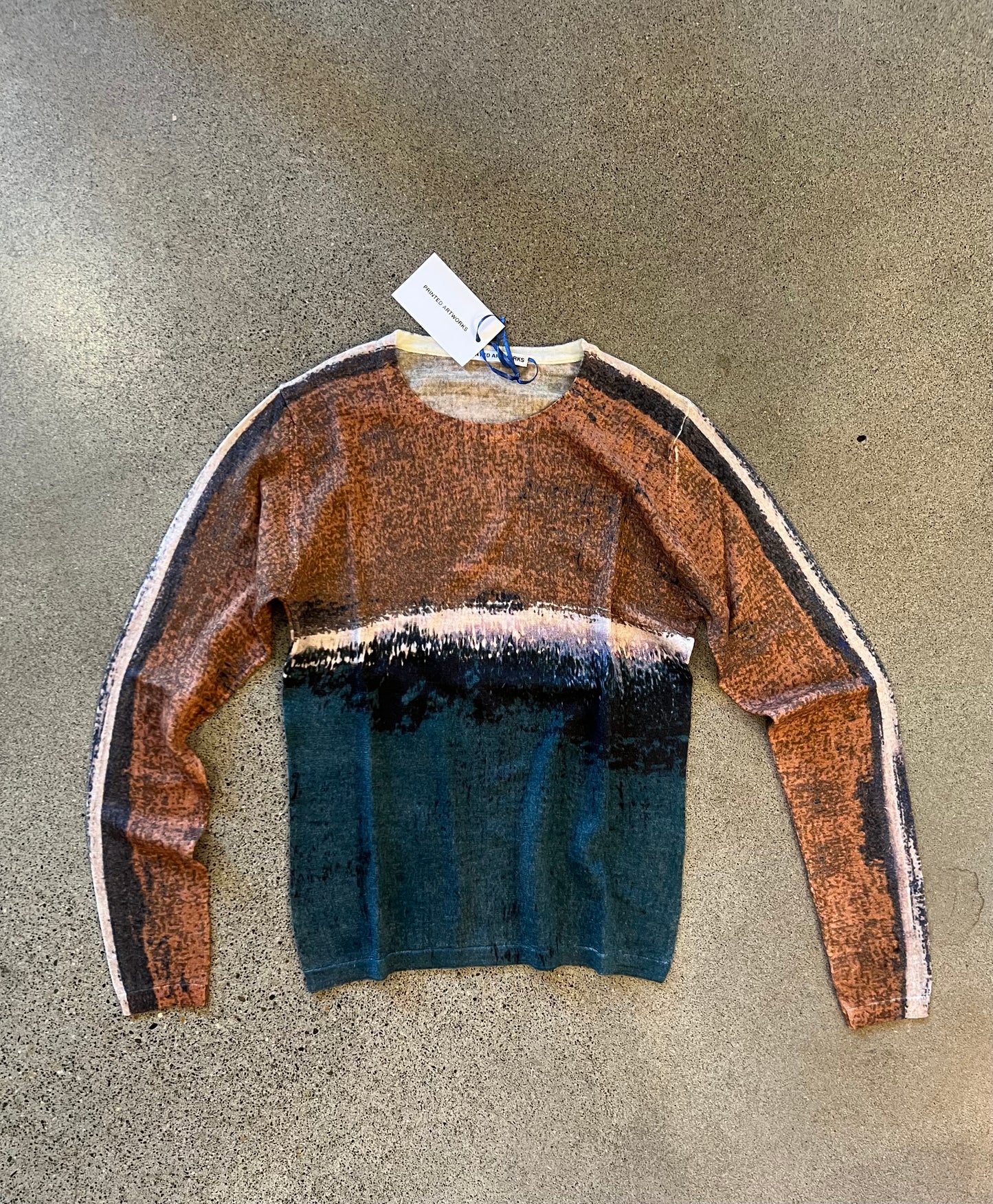 Printed Artworks - Rothko Printed Long Sleeve Cashmere