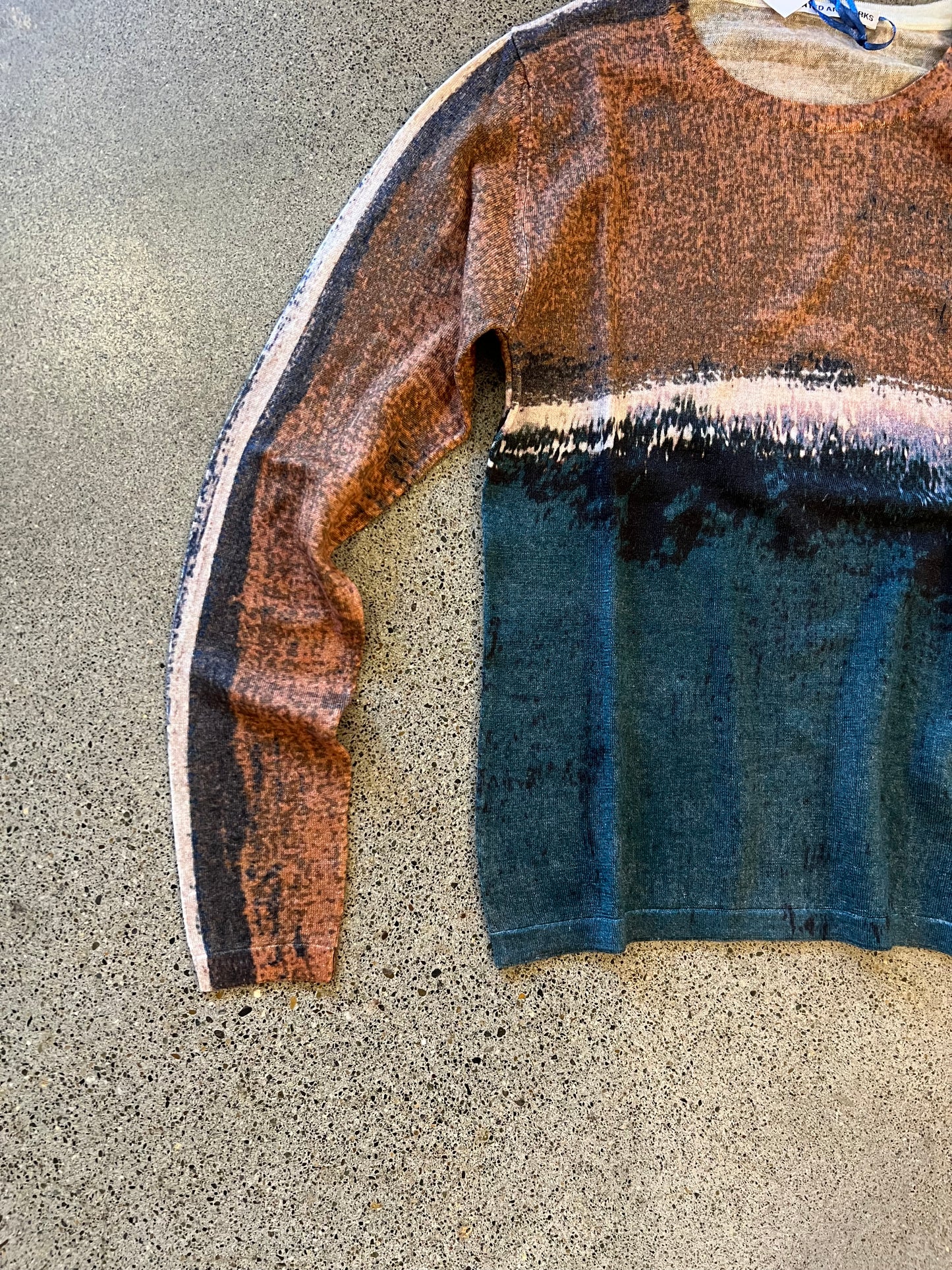 Printed Artworks - Rothko Printed Long Sleeve Cashmere