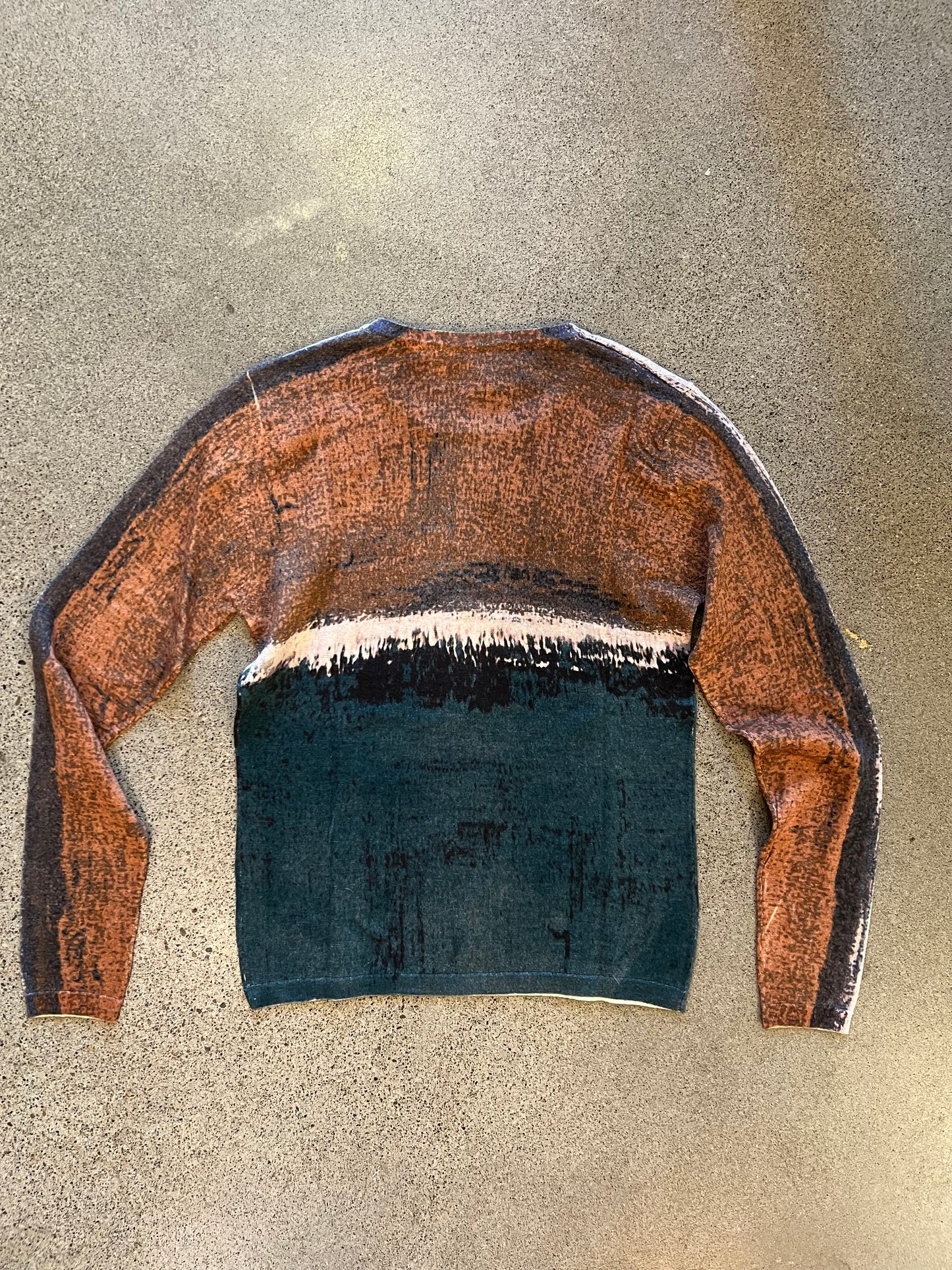 Printed Artworks - Rothko Printed Long Sleeve Cashmere