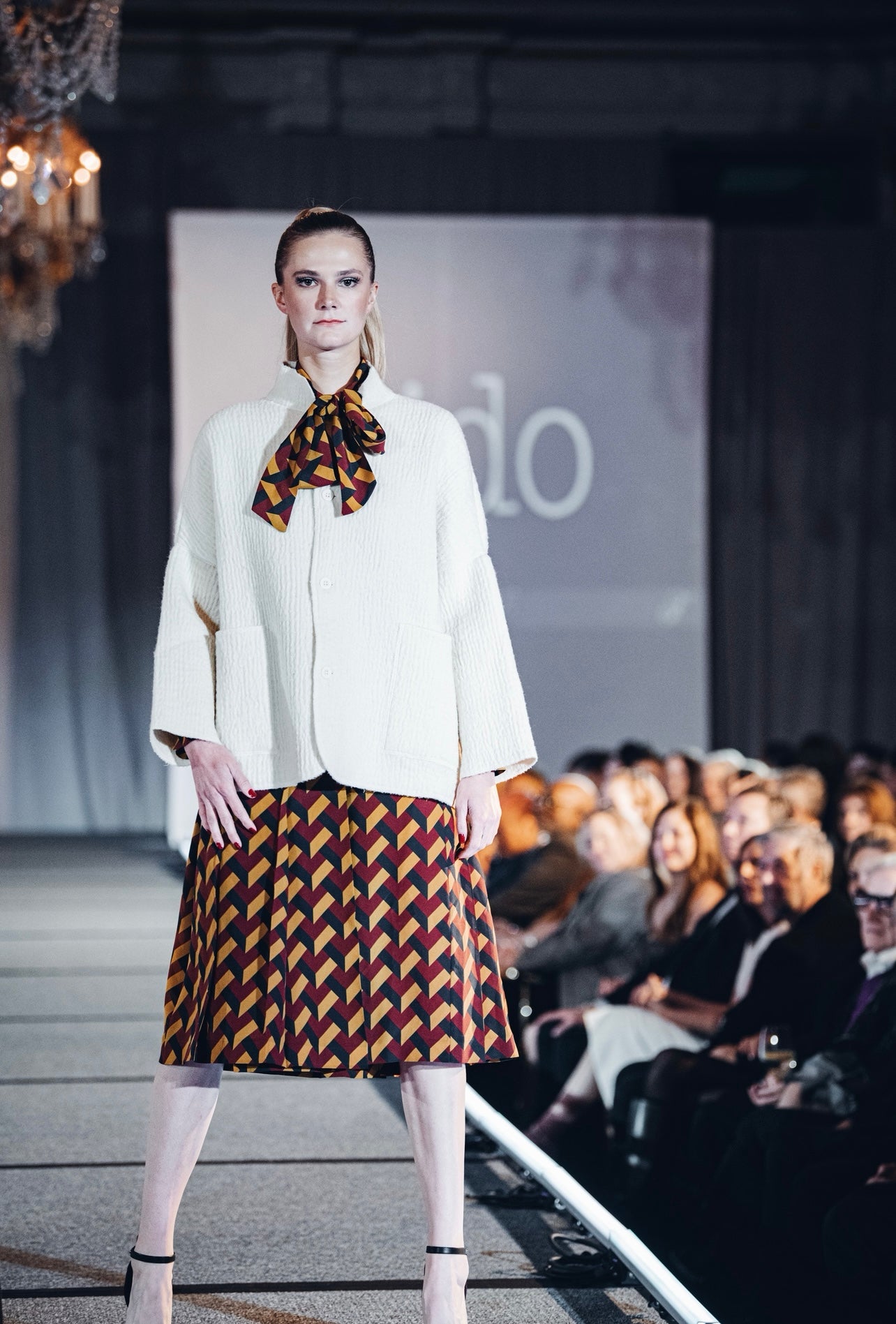 Labo Art - Ribbed Wool Jacket in Cream