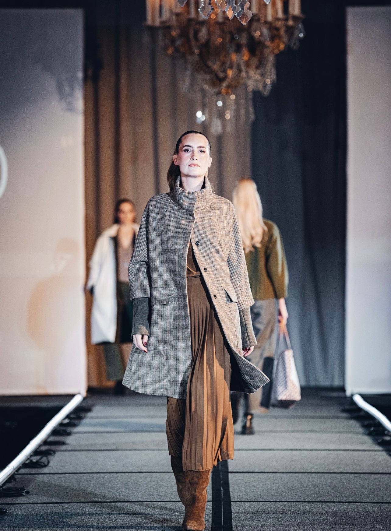 Hache - London Skirt in Tuscan Tan