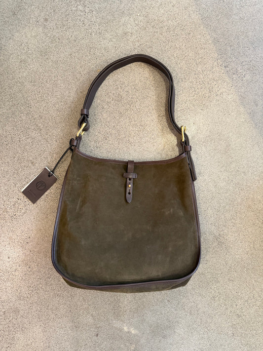 Massimo Palomba - Elodie Suede Tote in Ebano or Olive