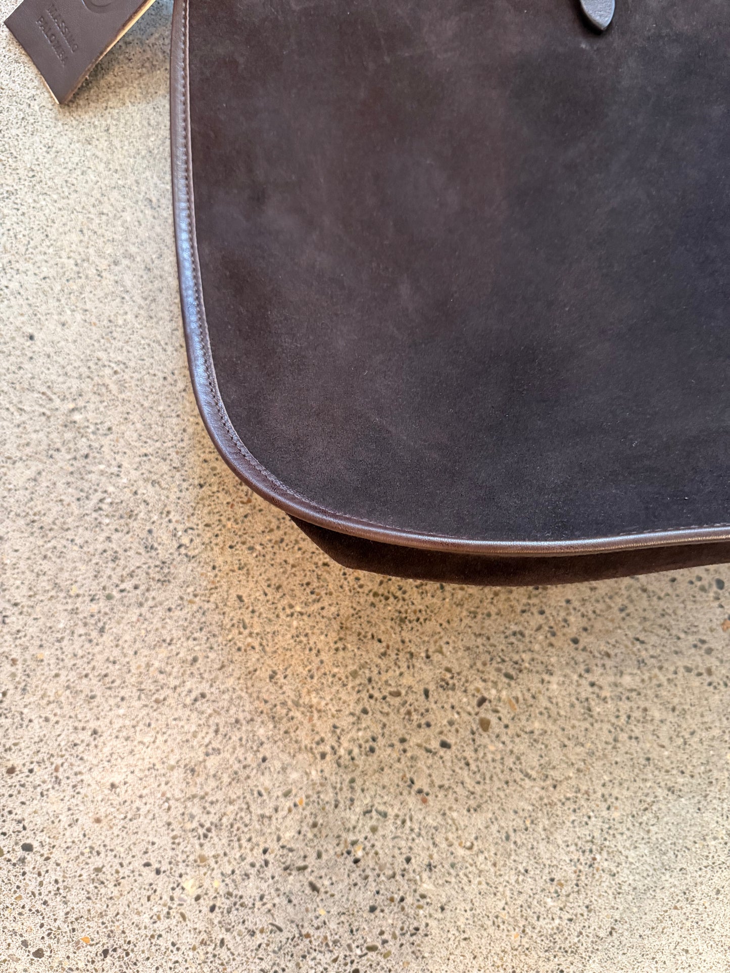 Massimo Palomba - Elodie Suede Tote in Ebano or Olive