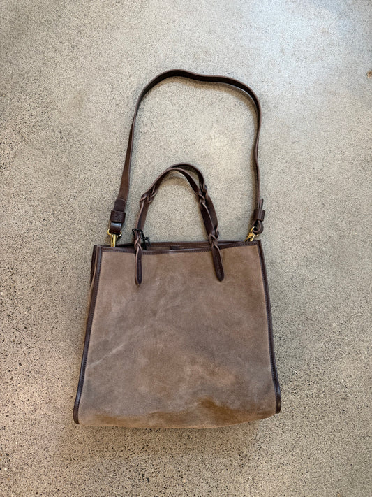 Massimo Palomba - Rose Suede Tote in Taupe