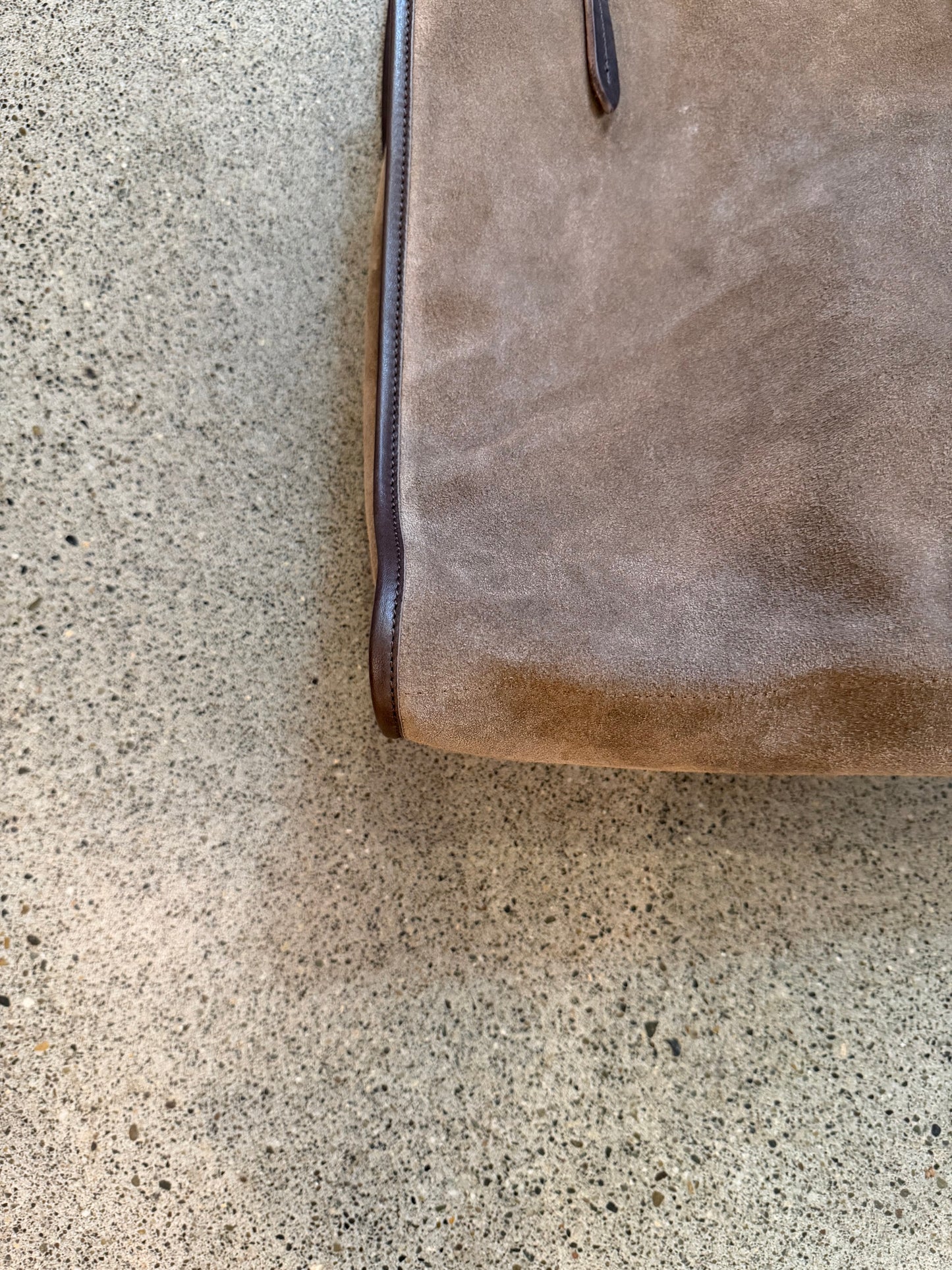 Massimo Palomba - Rose Suede Tote in Taupe