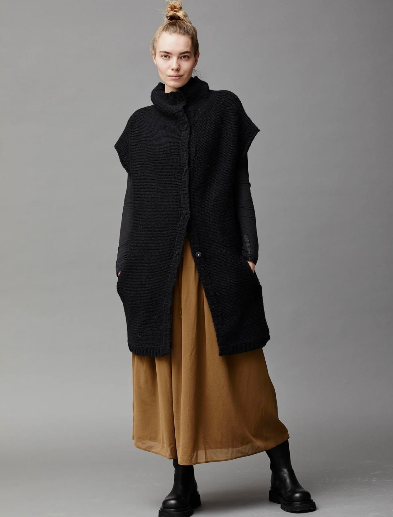 Kristensen DuNord - Cardigan Vest in Black