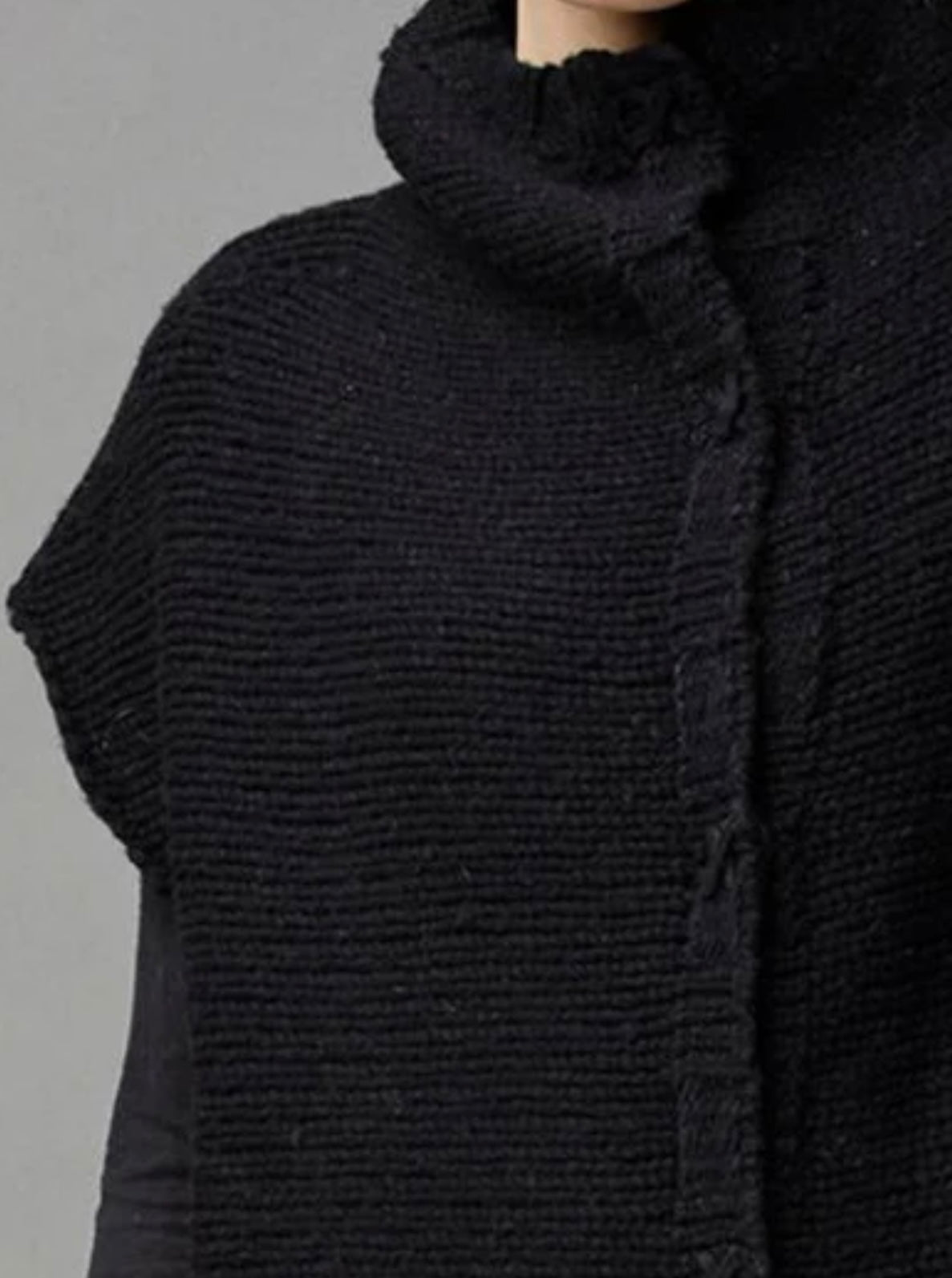 Kristensen DuNord - Cardigan Vest in Black