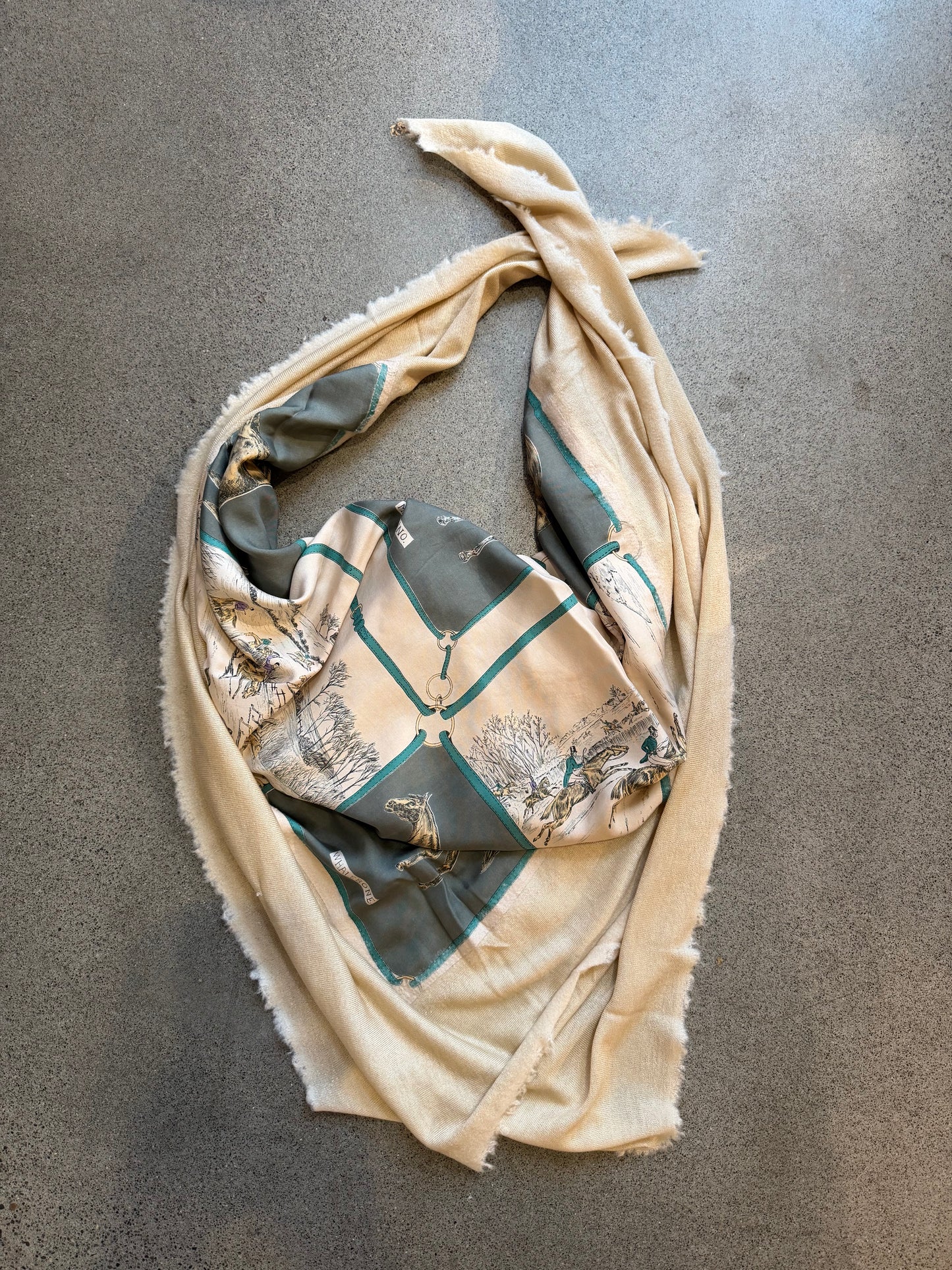 Avant Toi - Hand Painted &  One of a Kind Foulard Scarf