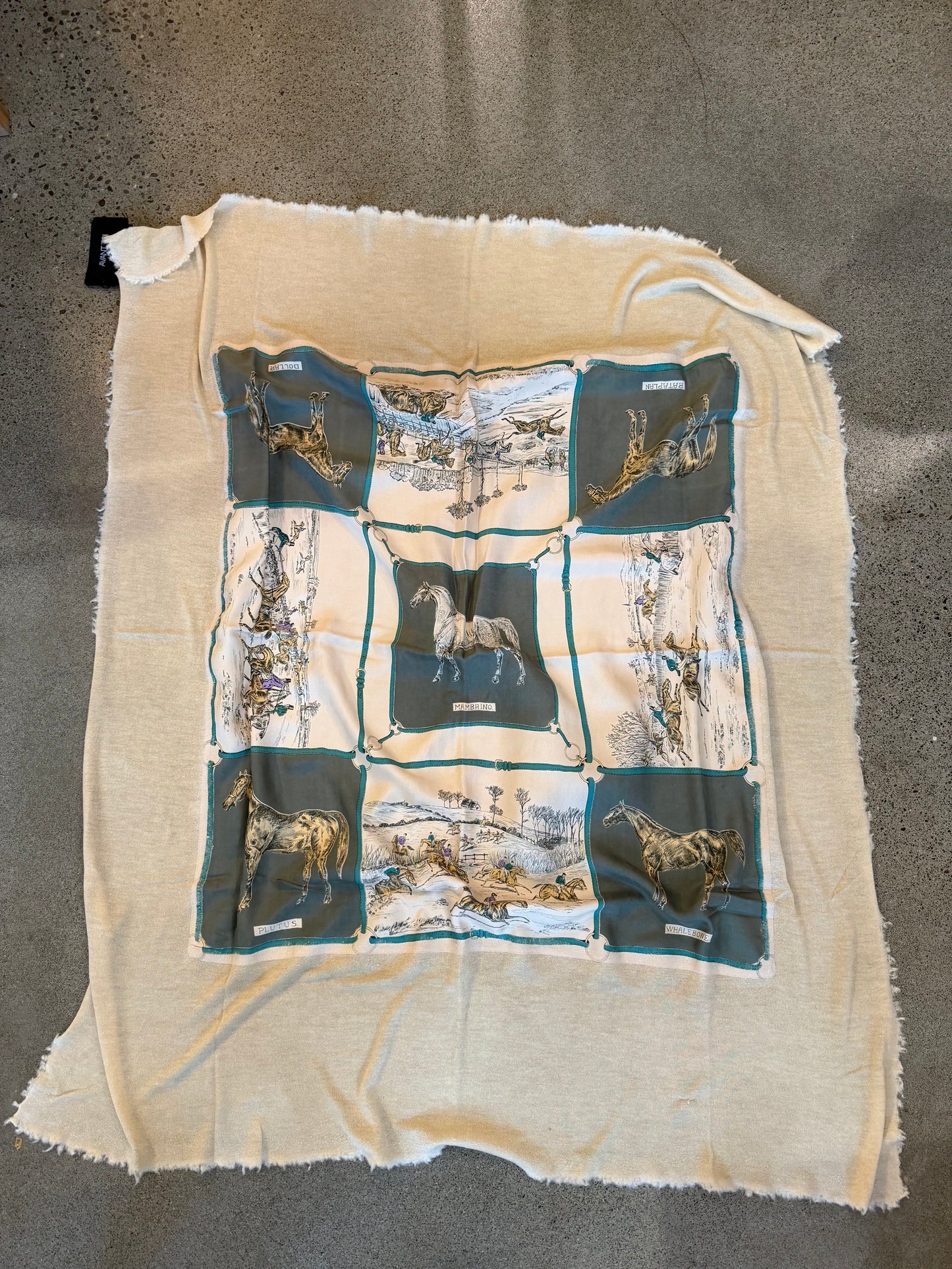 Avant Toi - Hand Painted &  One of a Kind Foulard Scarf