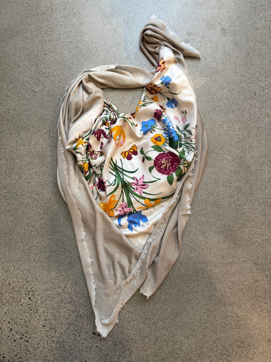 Avant Toi - Hand Painted &  One of a Kind Foulard Scarf