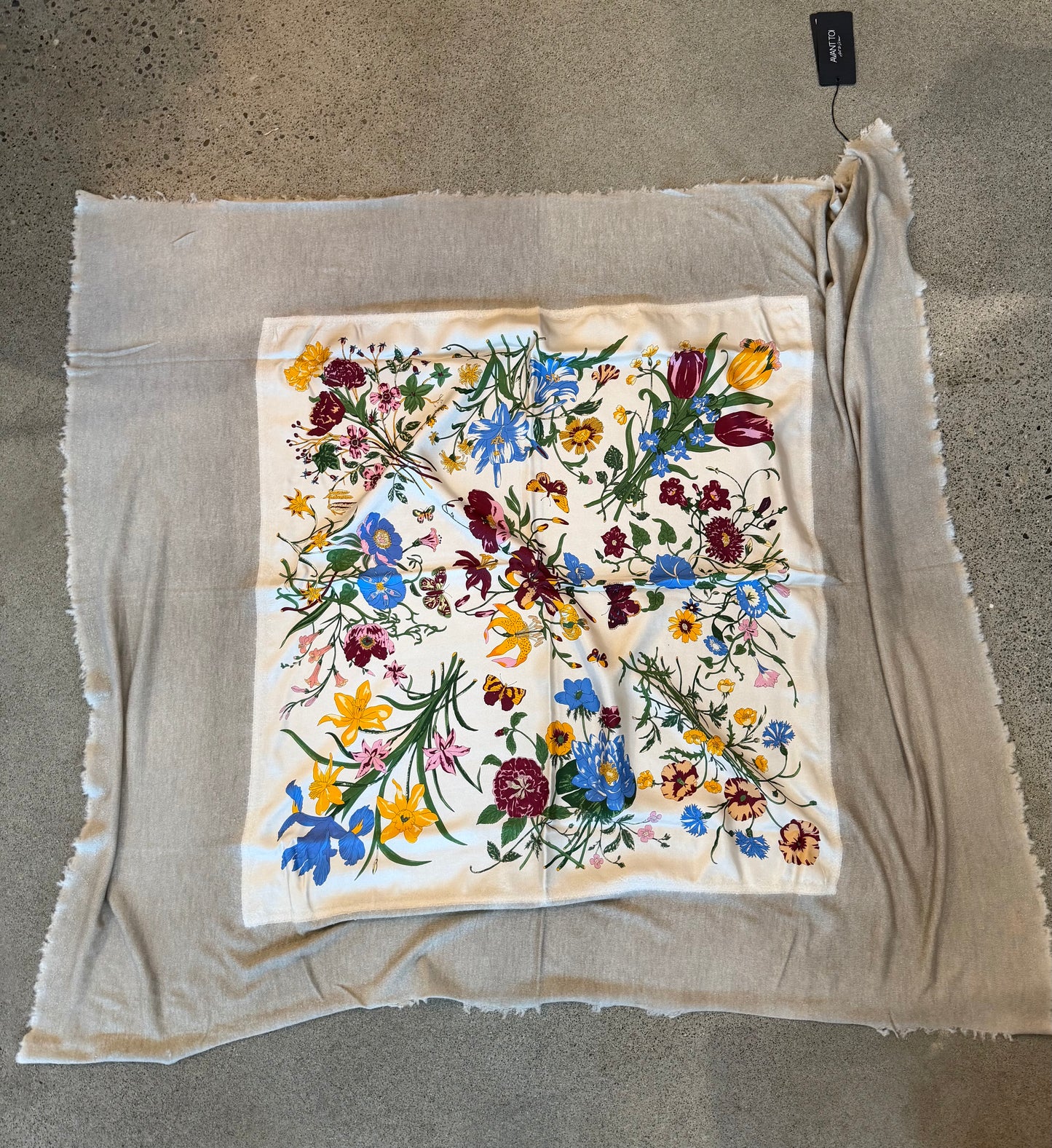 Avant Toi - Hand Painted &  One of a Kind Foulard Scarf