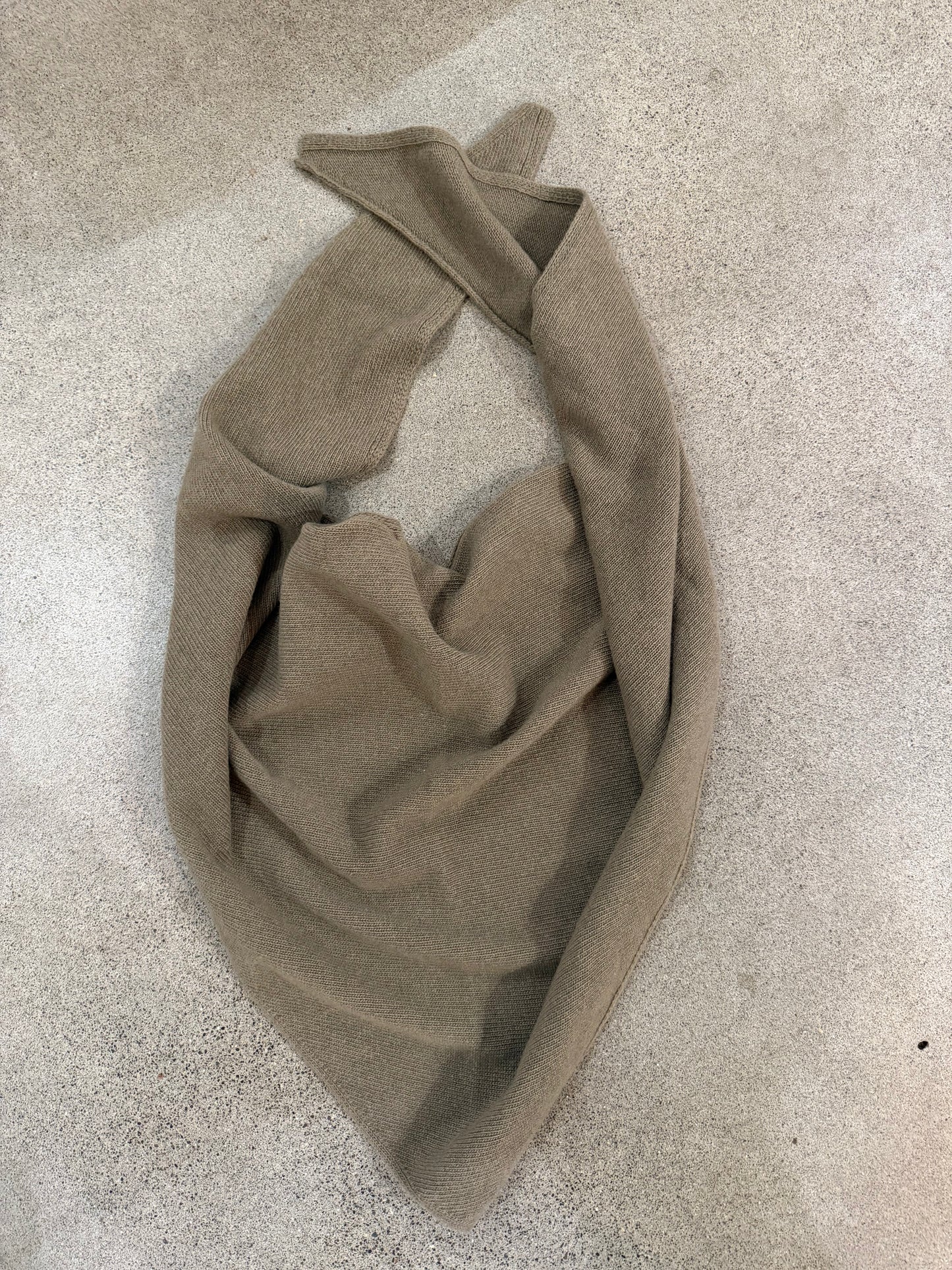 Sofie D'Hoore - Triangle Wool Scarf in Sage or Light Grey