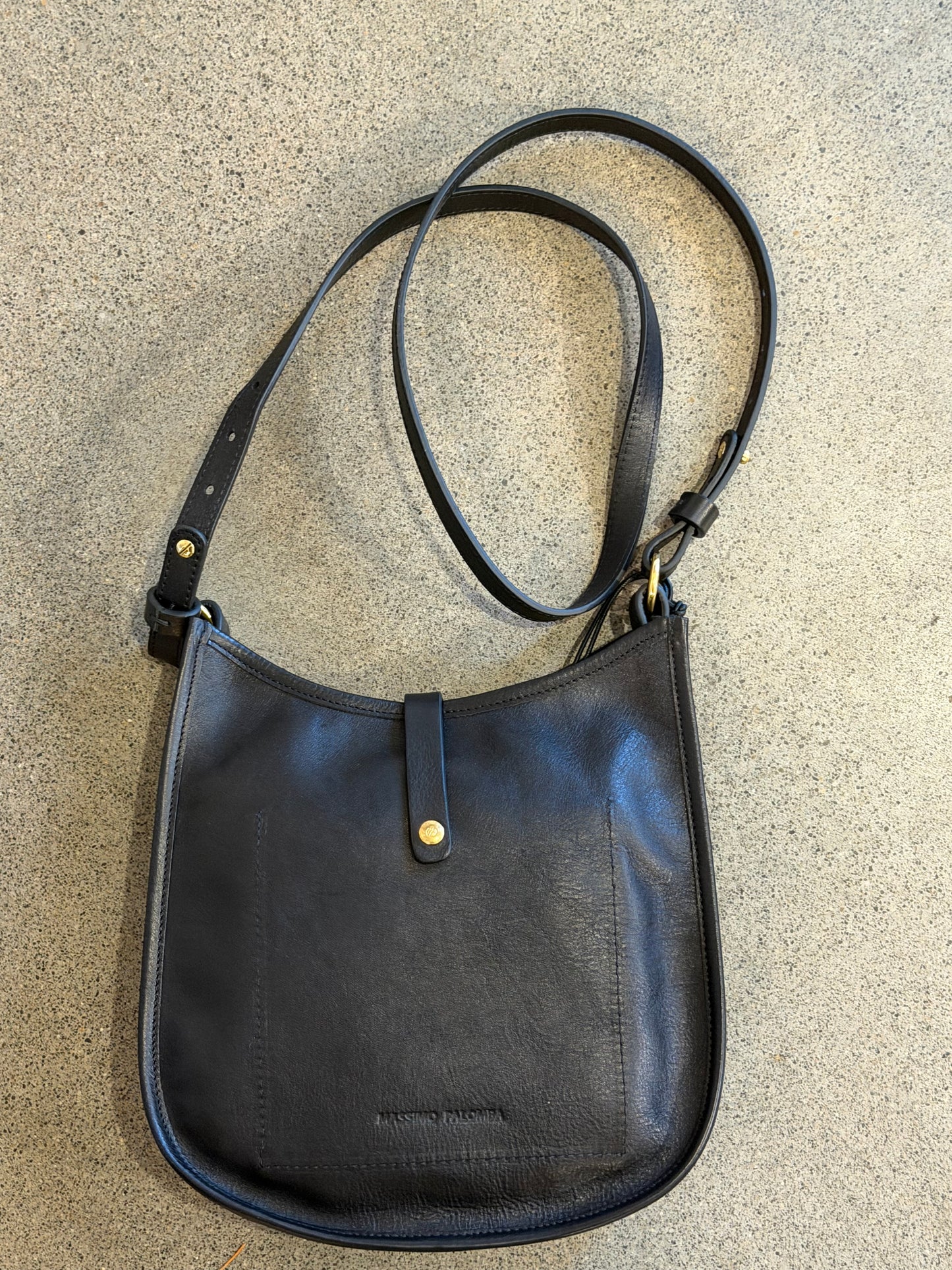 Massimo Palomba- Chloe in Ebano Black Leather