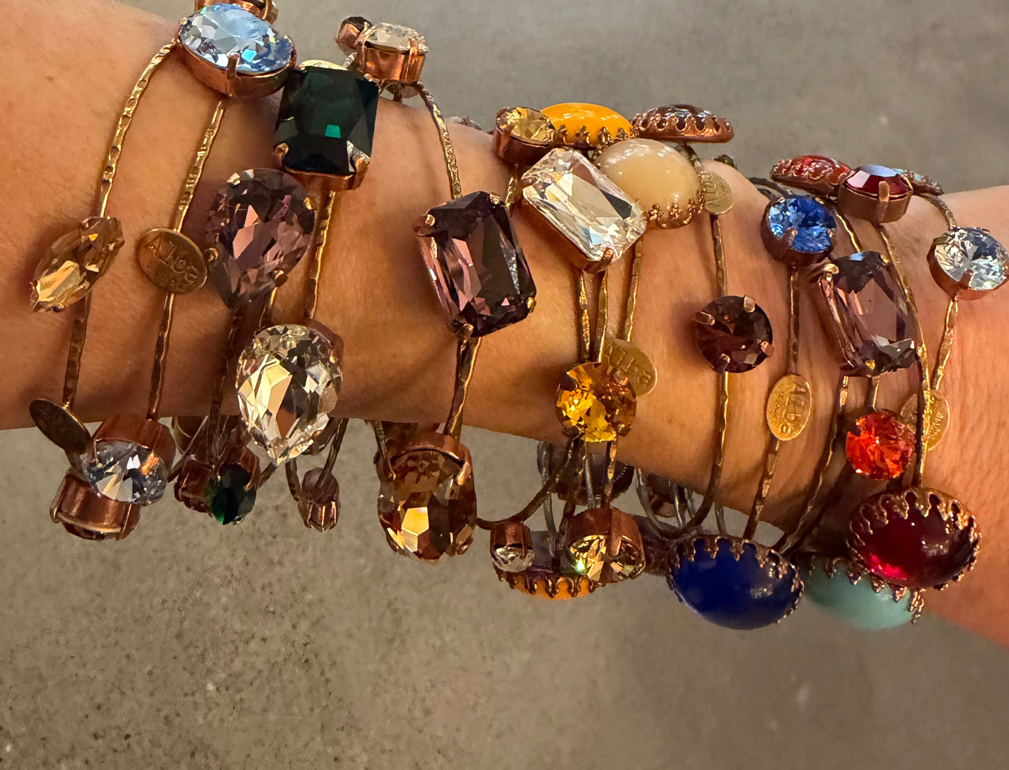 Alba Bijoux - Gem Bangles