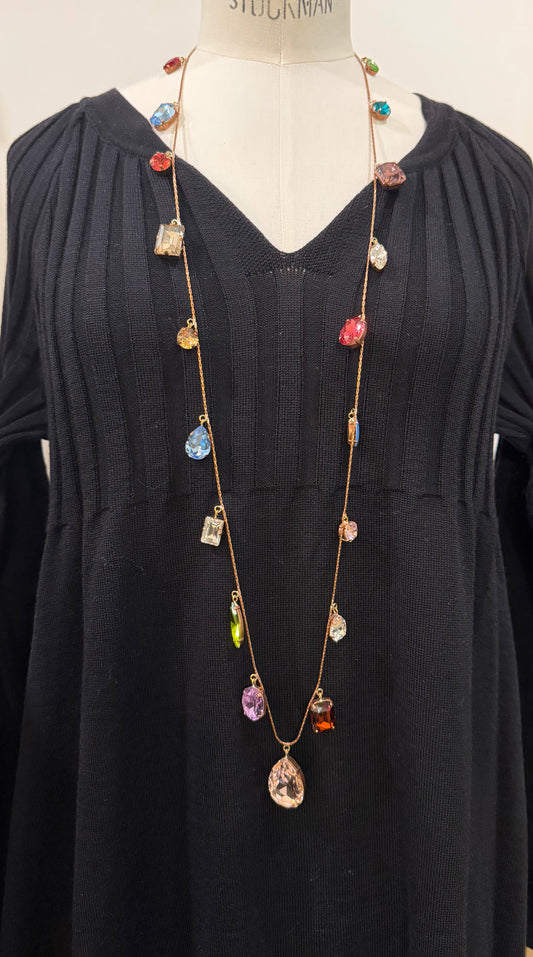 Alba Bijoux - Long Chanel Multi Necklace