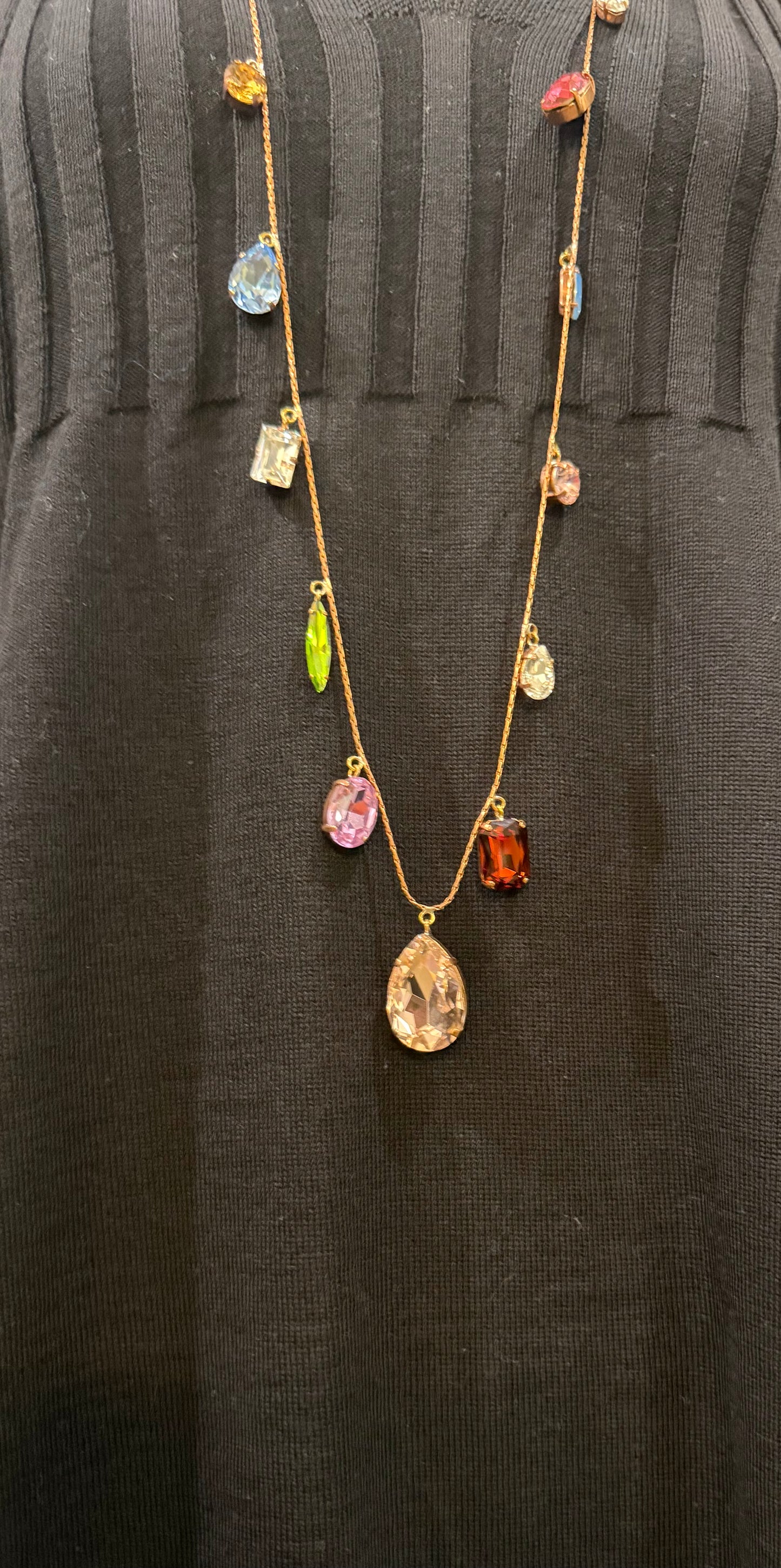 Alba Bijoux - Long Chanel Multi Necklace