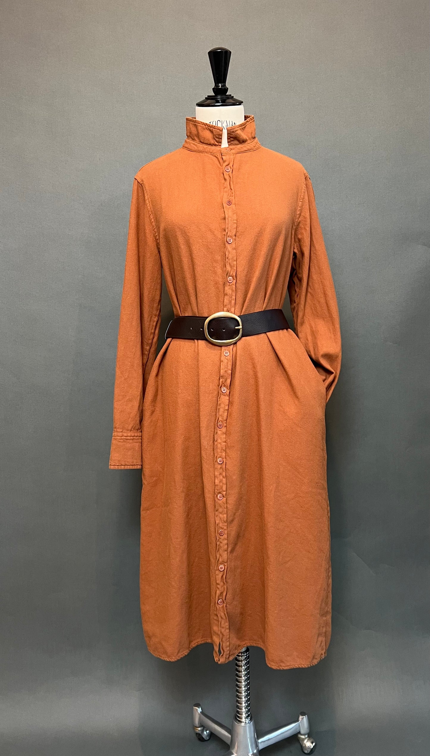 CP Shades - Maxi Shirtdress in Carmel