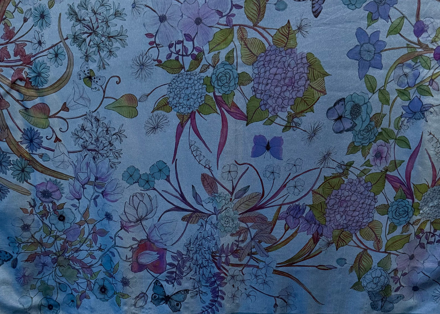 Avant Toi - Hand Painted &  One of a Kind Foulard Scarf