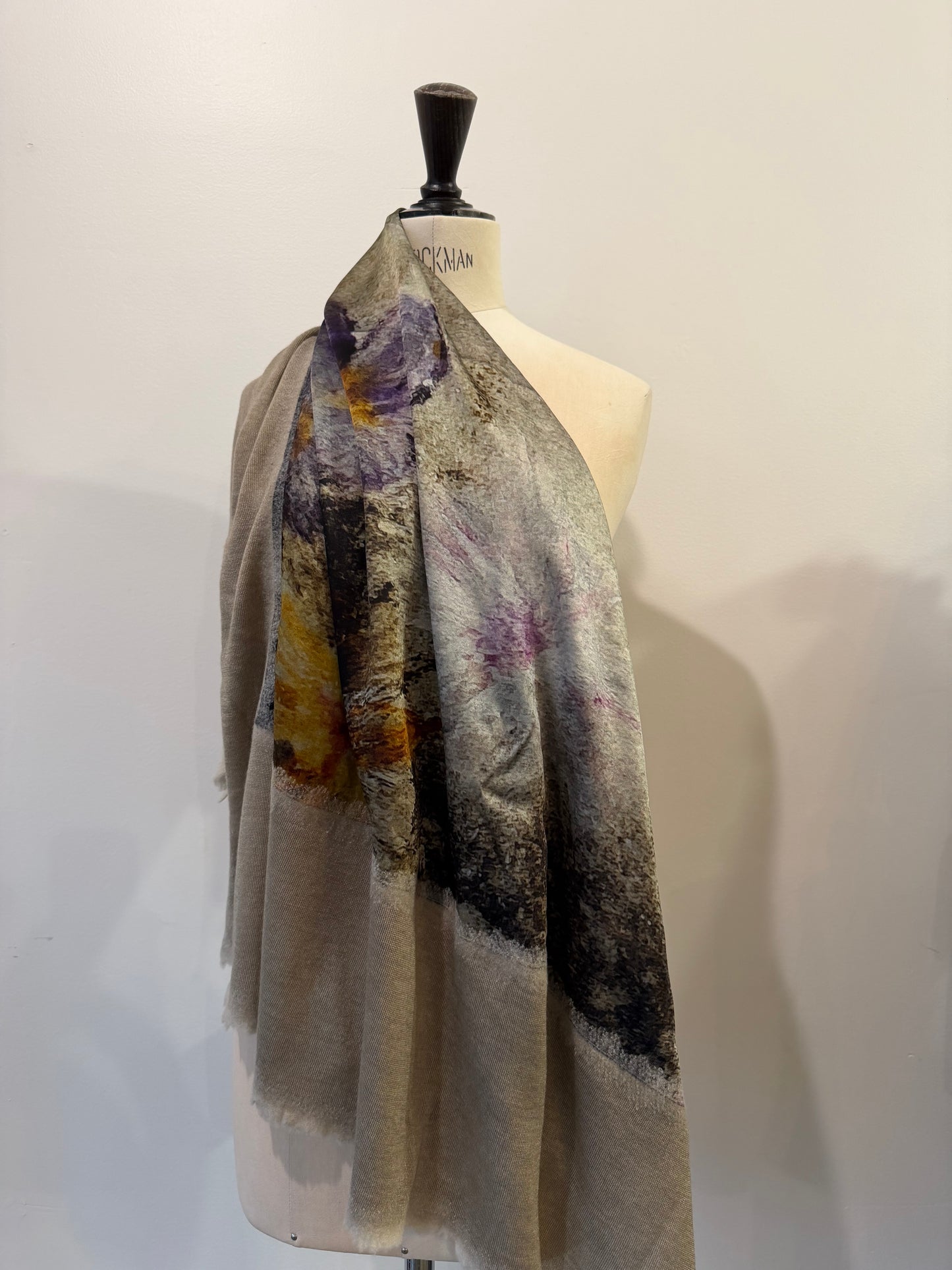 Avant Toi - Hand Painted &  One of a Kind Foulard Scarf
