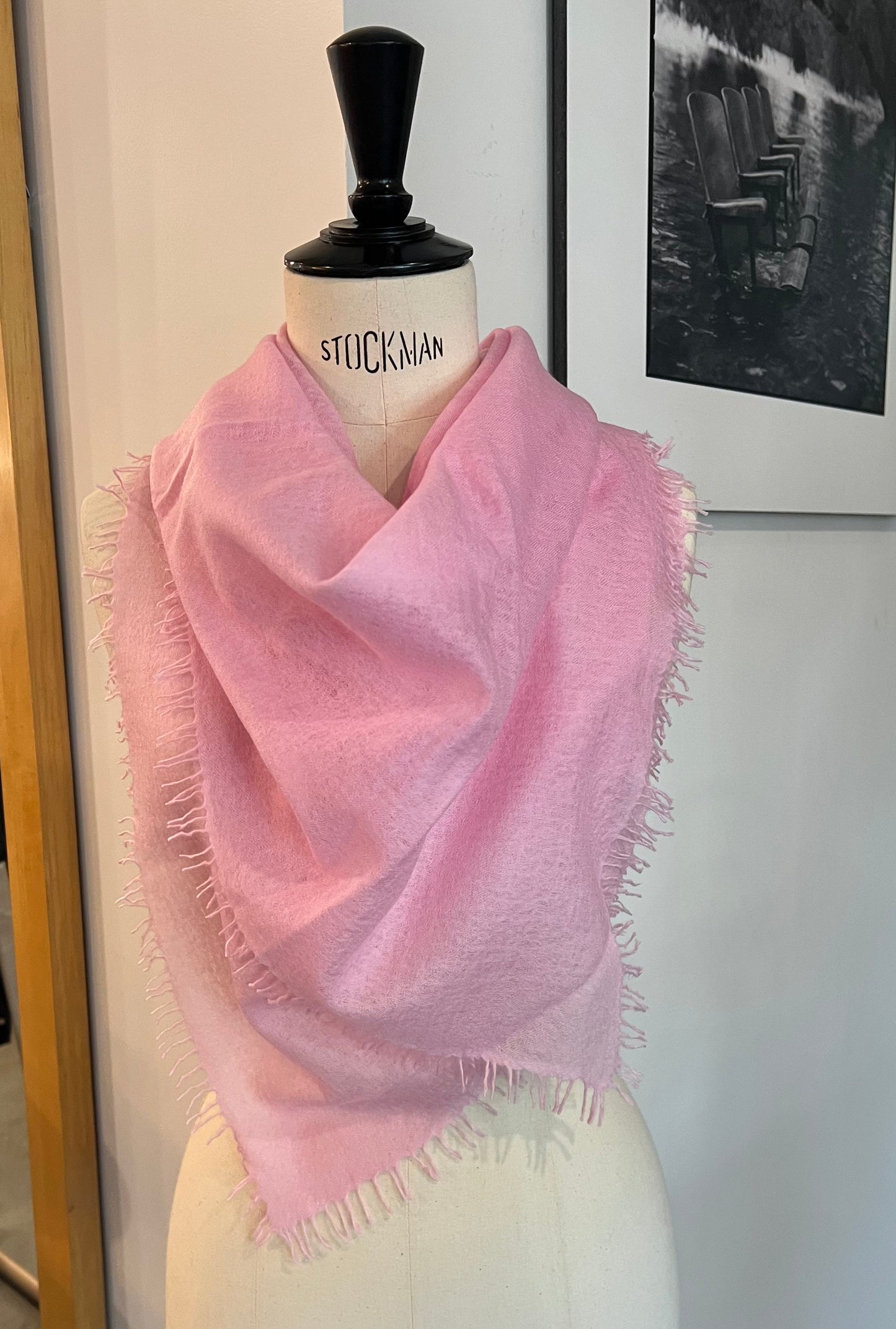 KAS - Light Pink Bandana - medium weight, past season super sale