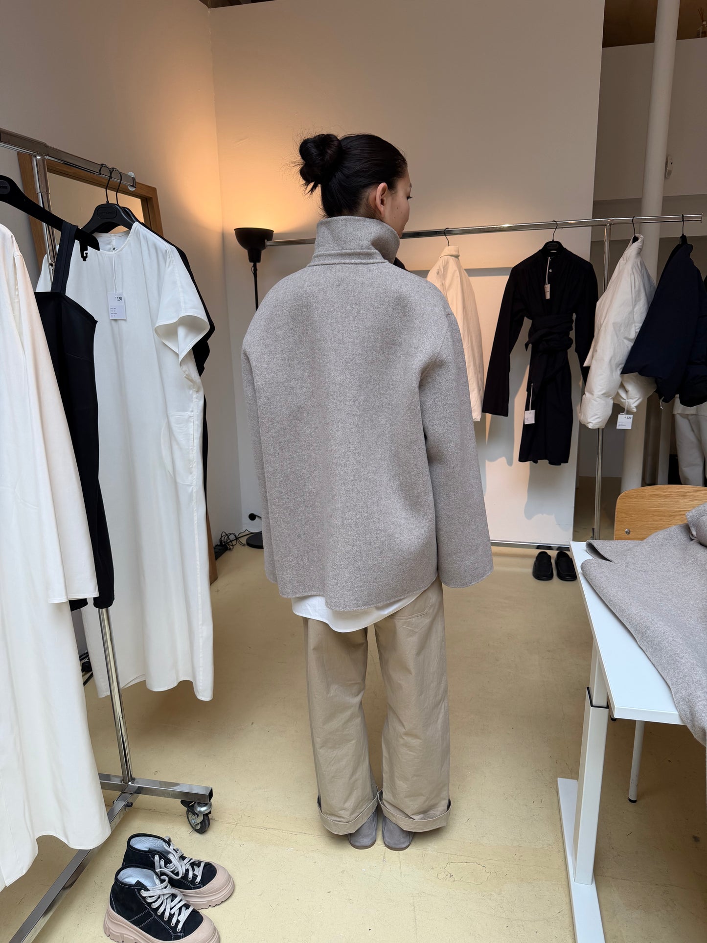Sofie D'Hoore  Cousin - Felted Wool Boxy Jacket