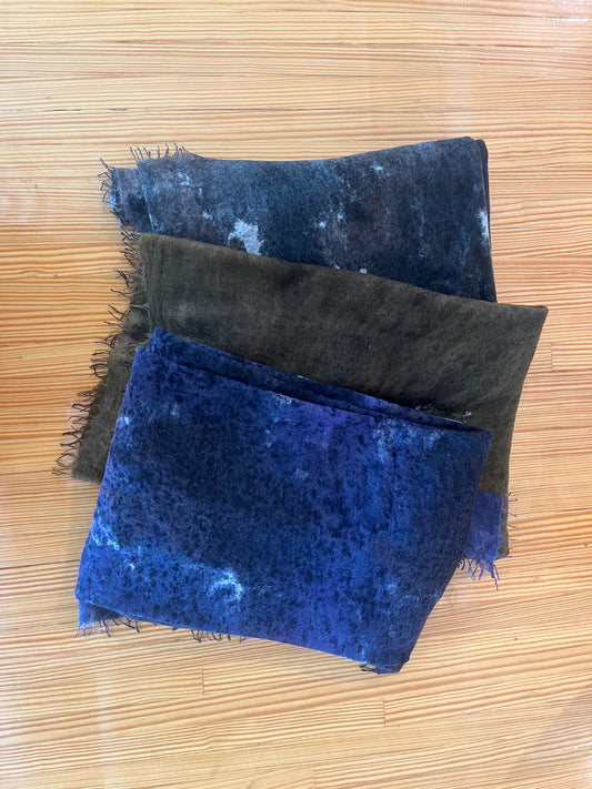 KAS - Ice Dyed Lightweight Cashmere Scarf(in 3 colors!)