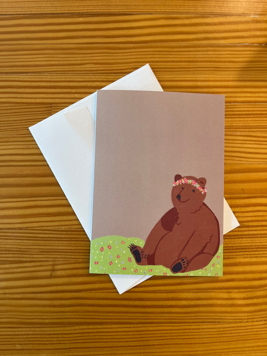 Evil Twin Designs - Spring Bear Card