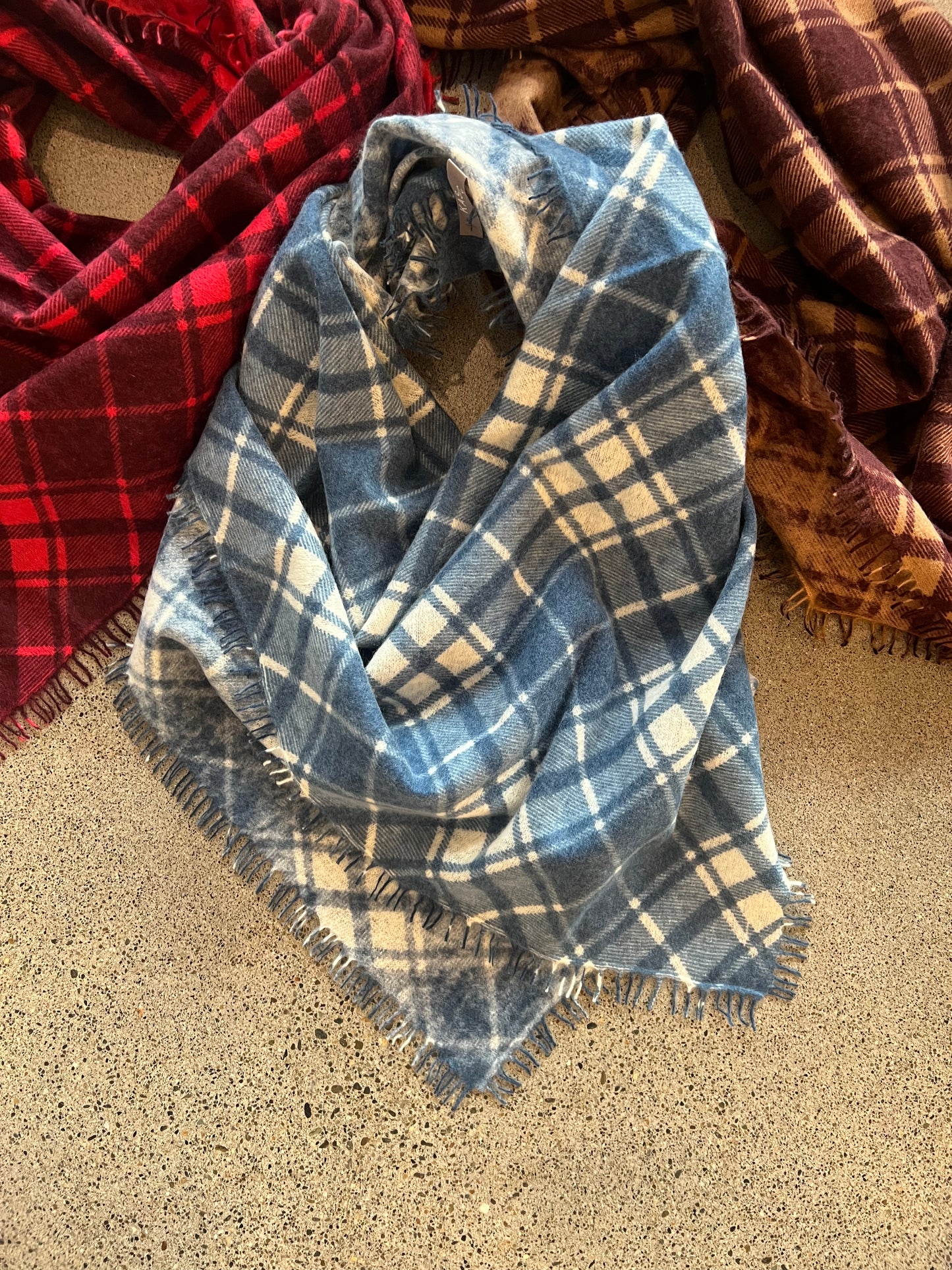 KAS Cashmere Plaid Bandanas