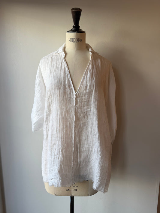 Jaga - Alina Blouse in White or Black