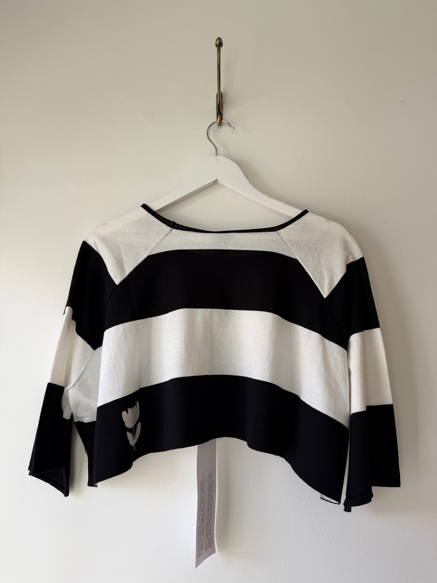 Rundholz Black Label - Pullover in Lime Mint or Black Offwhite Stripe