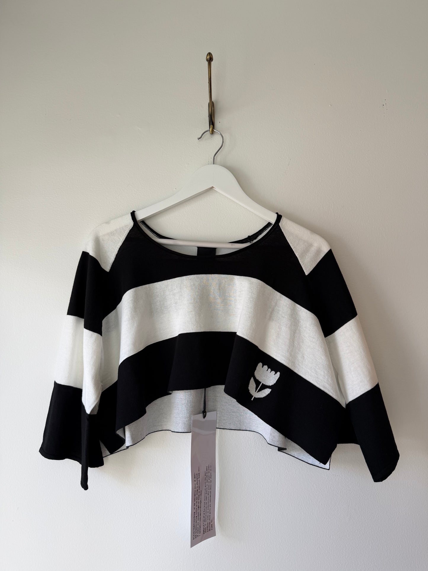Rundholz Black Label - Pullover in Lime Mint or Black Offwhite Stripe