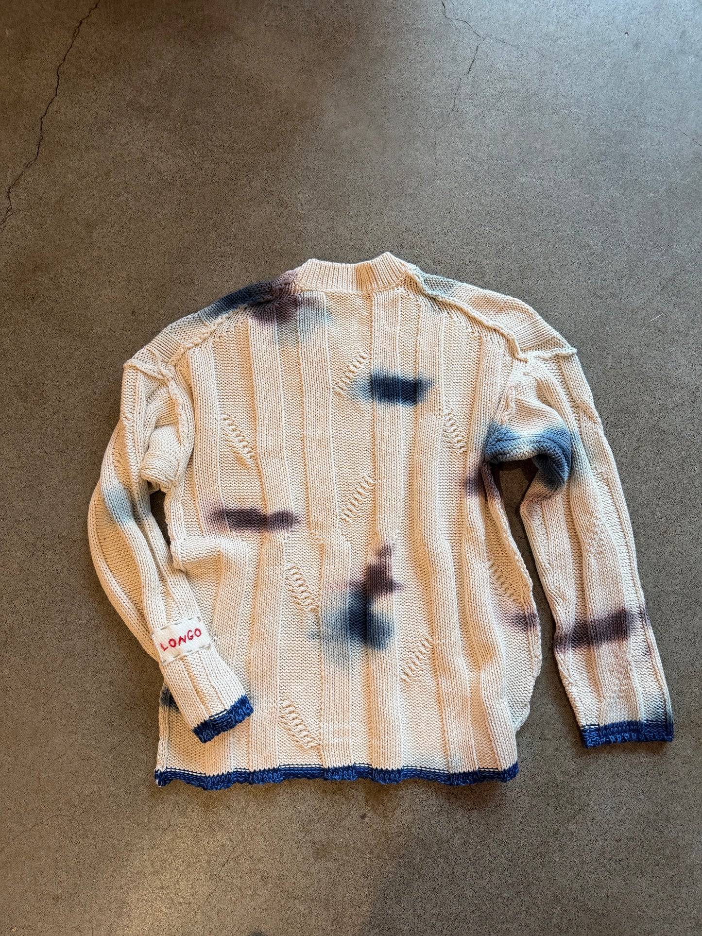 Longo - Cotton Splat Vneck
